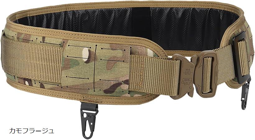 楽天市場】タクティカルベルト 軽量化レーザーカット仕様 MOLLEパッド