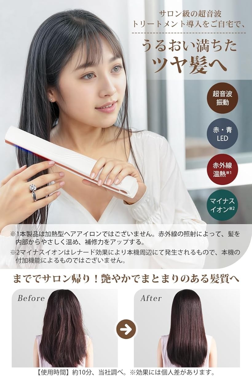 楽天市場】【楽天ランキング1位入賞】超音波ヘアトリートメント