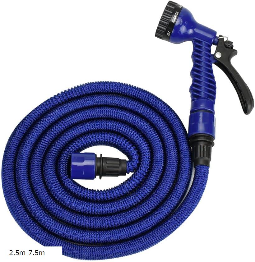 楽天市場】伸びる伸縮ホース 切り替え散水ノズル付 洗車 庭掃除 水撒き