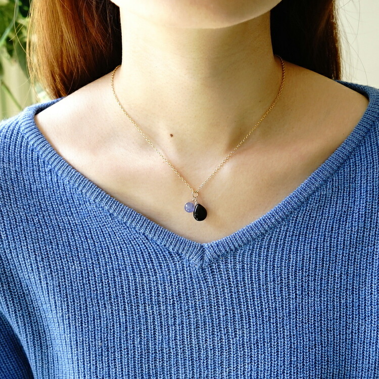 楽天市場】訳あり モリオン黒水晶 14KGF ペンダント ネックレス 天然石