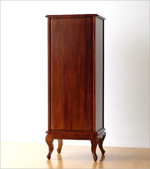 楽天市場】チェスト 6段 マホガニー 無垢材 アンティーク風 猫脚 猫足