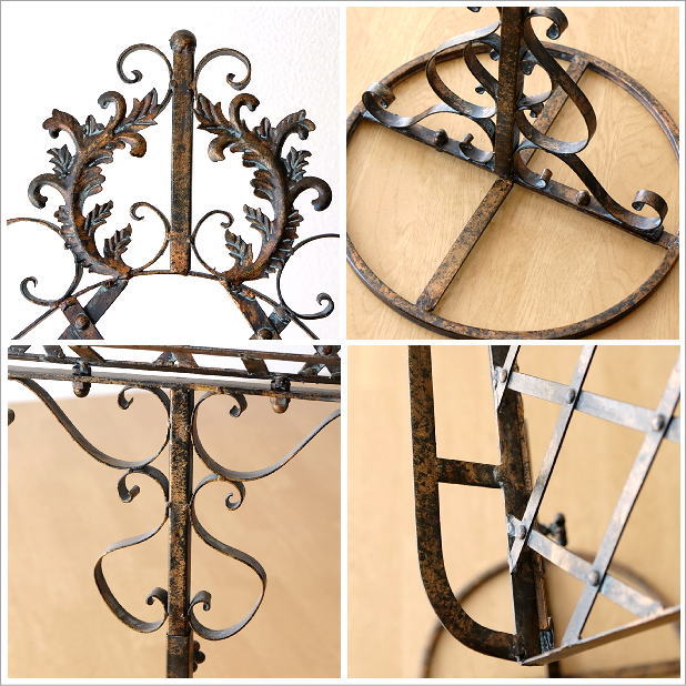 楽天市場】譜面台 アンティーク おしゃれ 鉄製 楽譜スタンド 楽譜立て