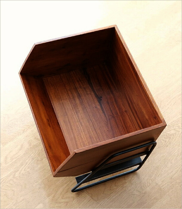 楽天市場】収納ボックス 木製 アイアン おしゃれ スタッキング 収納