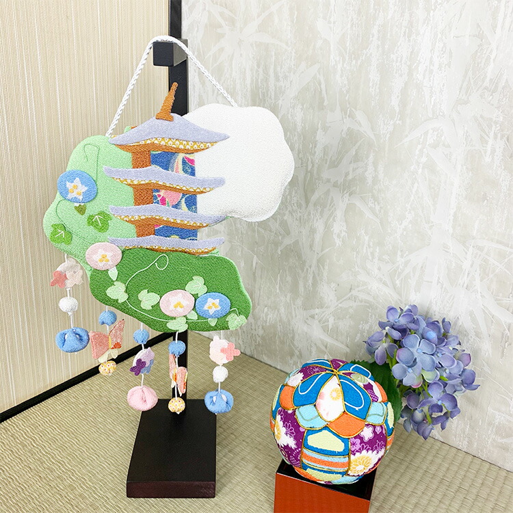 楽天市場】つるし飾り 季節 飾り 置物 おしゃれ [八坂の塔の四季風景