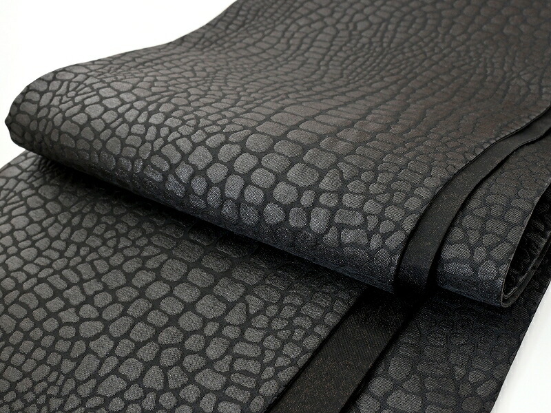 楽天市場】お仕立て上がり 振袖用 クロコ風 型押し柄 袋帯 日本製 全3