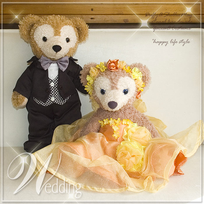 楽天市場】ダッフィー シェリーメイ ウエディング ペア Sサイズ 43cm