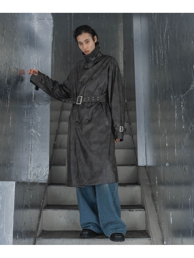 楽天市場】【SALE／21%OFF】レザートレンチコート HARE ハレ トップス