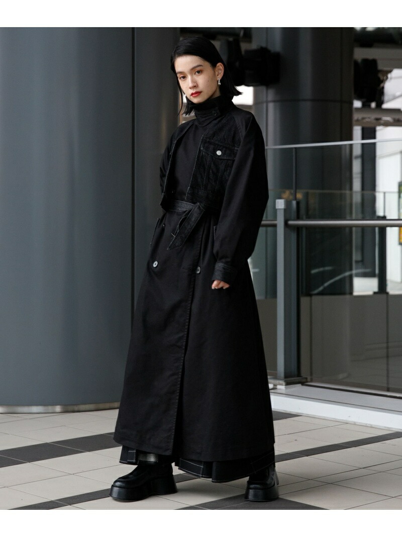楽天市場】(W)トレンチ*デニムコート HARE ハレ ジャケット・アウター