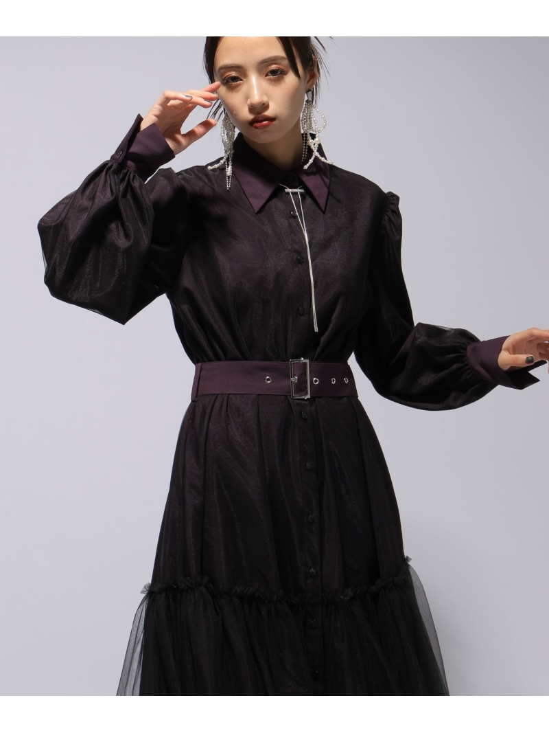 楽天市場】チュールレイヤーデザインワンピース HARE ハレ ワンピース