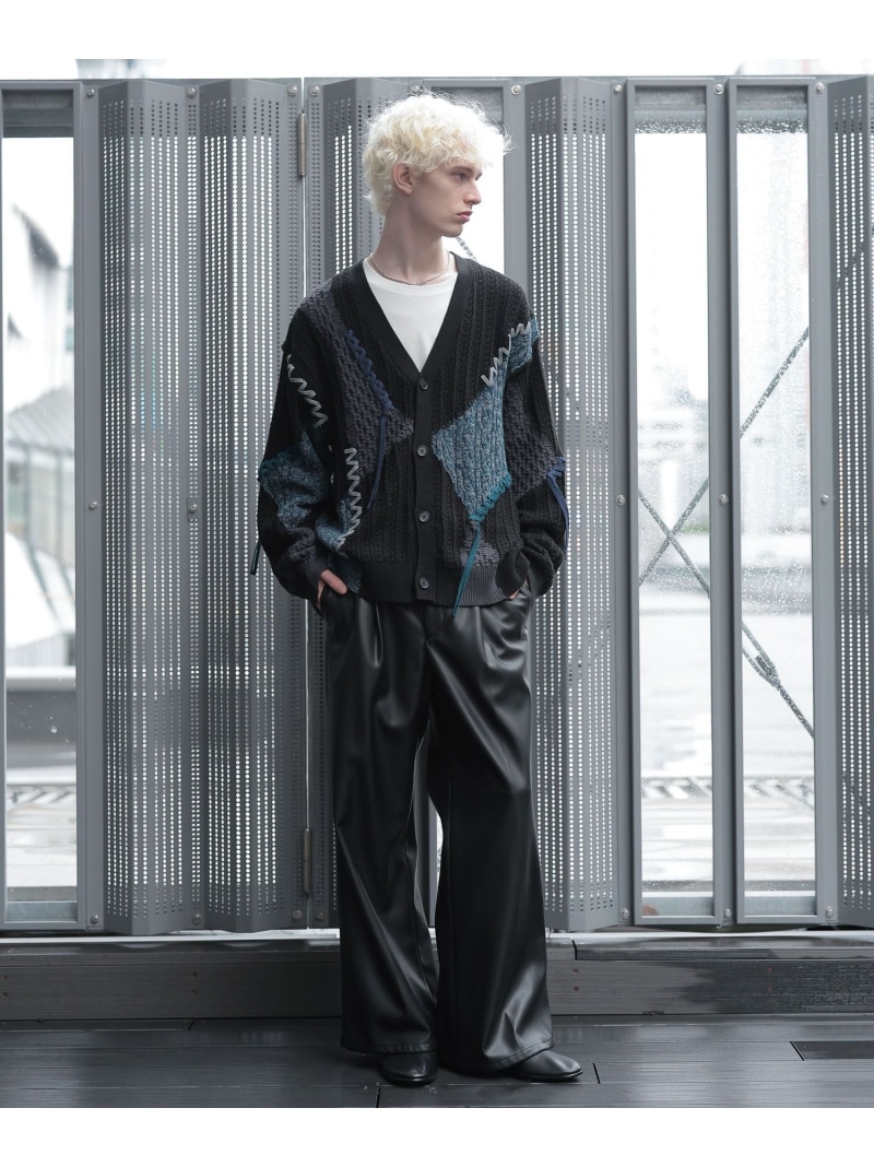 楽天市場】ハイショクステッチニットカーディガン HARE ハレ トップス