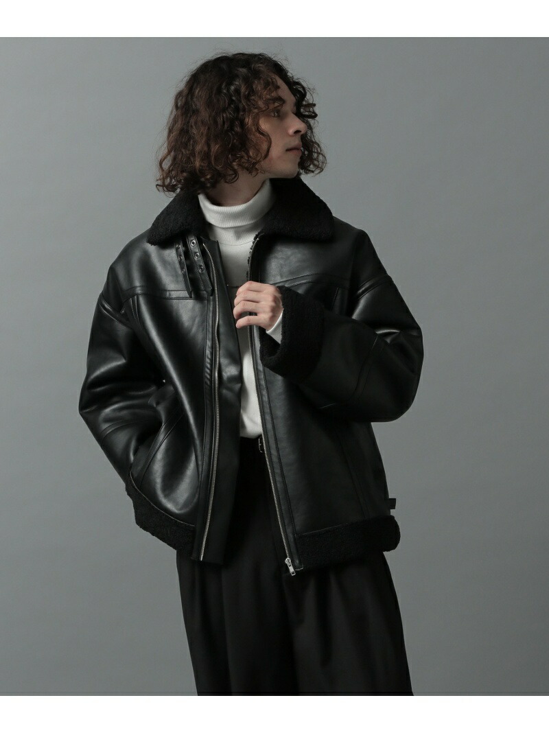 楽天市場】【SALE／20%OFF】(M)FレザーB3/BL HARE ハレ ジャケット