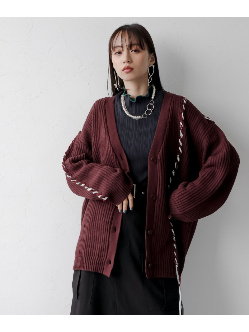 楽天市場】(W)カラーステッチニットCDLS HARE ハレ トップス