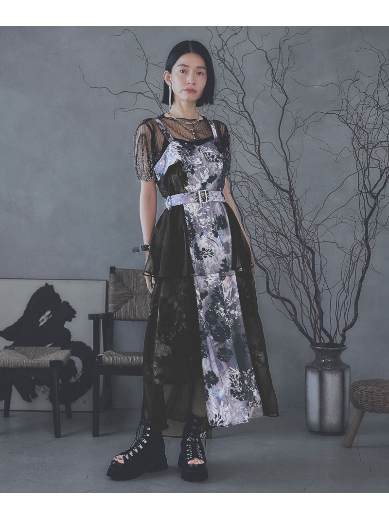 楽天市場】リフレクションフラワーキャミワンピース HARE ハレ