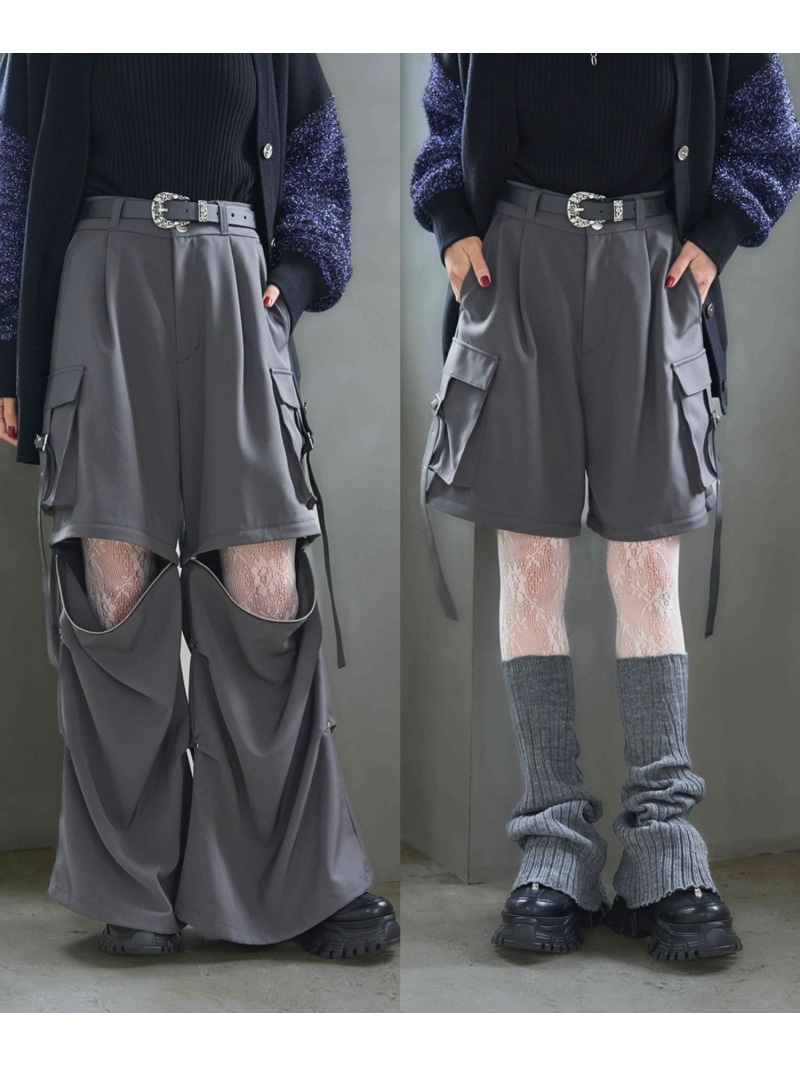 楽天市場】2WAYメタルカーゴパンツ HARE ハレ パンツ その他のパンツ