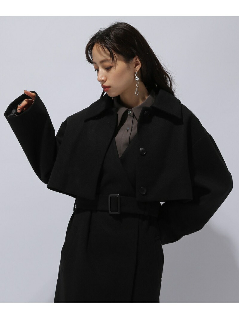 楽天市場】(W)2Pウーリーテックコート HARE ハレ ジャケット・アウター