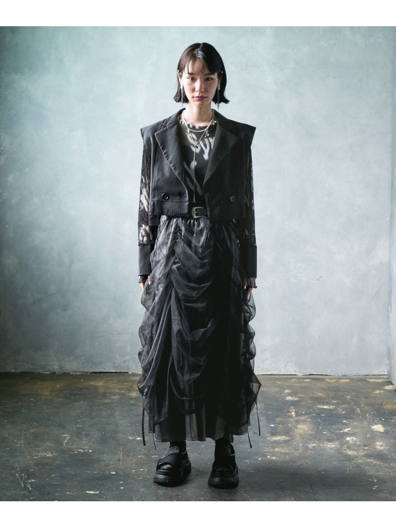 楽天市場】【EDGY MODE】ソデレースショートジャケット HARE ハレ