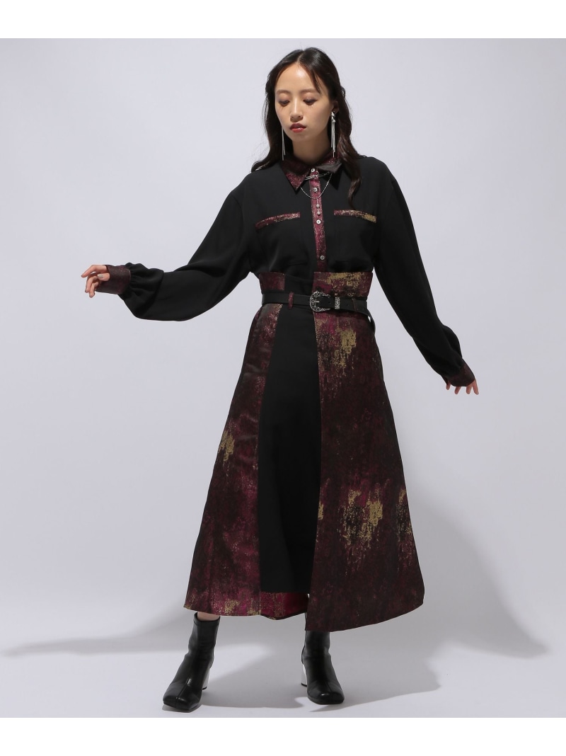 楽天市場】ラメアートジャガードキリカエシャツ HARE ハレ トップス