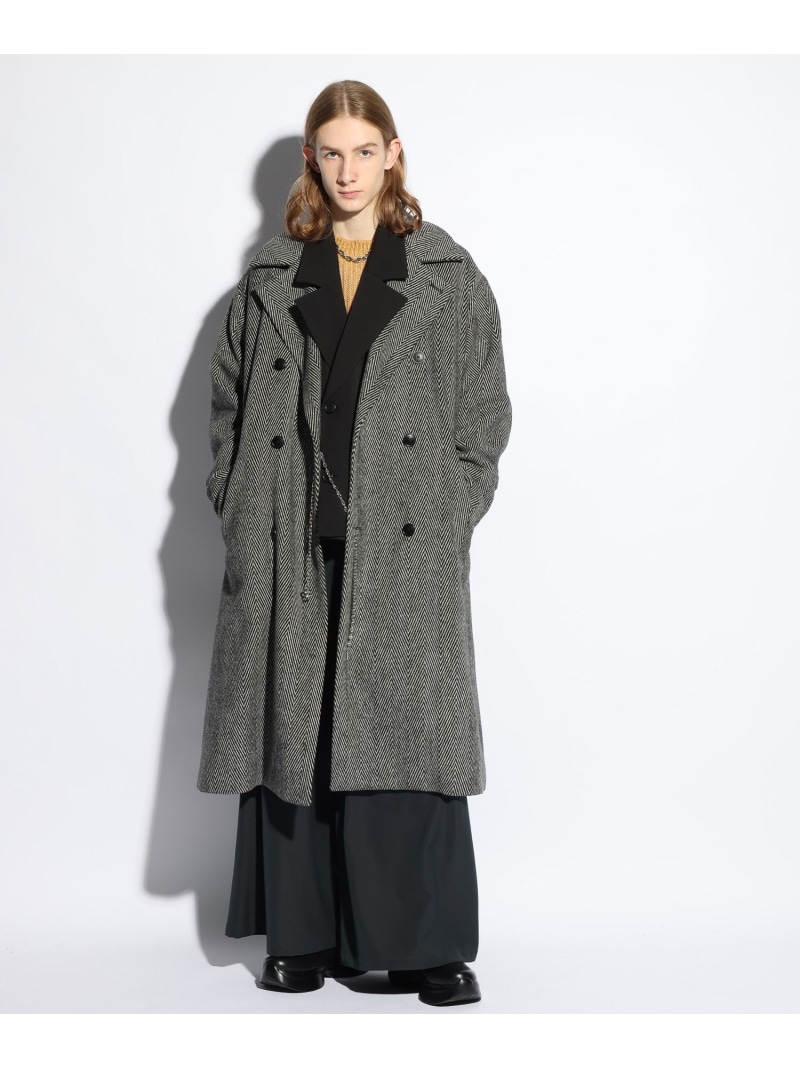楽天市場】【SALE／50%OFF】(M)W/ダブルブレストコート HARE ハレ