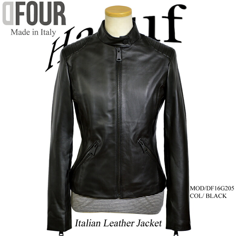 楽天市場】【イタリア製】ラムレザー ライダースジャケット レザー