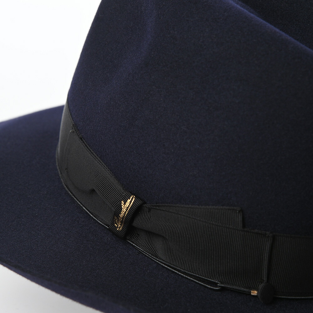楽天市場】Borsalino ボルサリーノ 中折れハット フェルト帽 つば広 秋