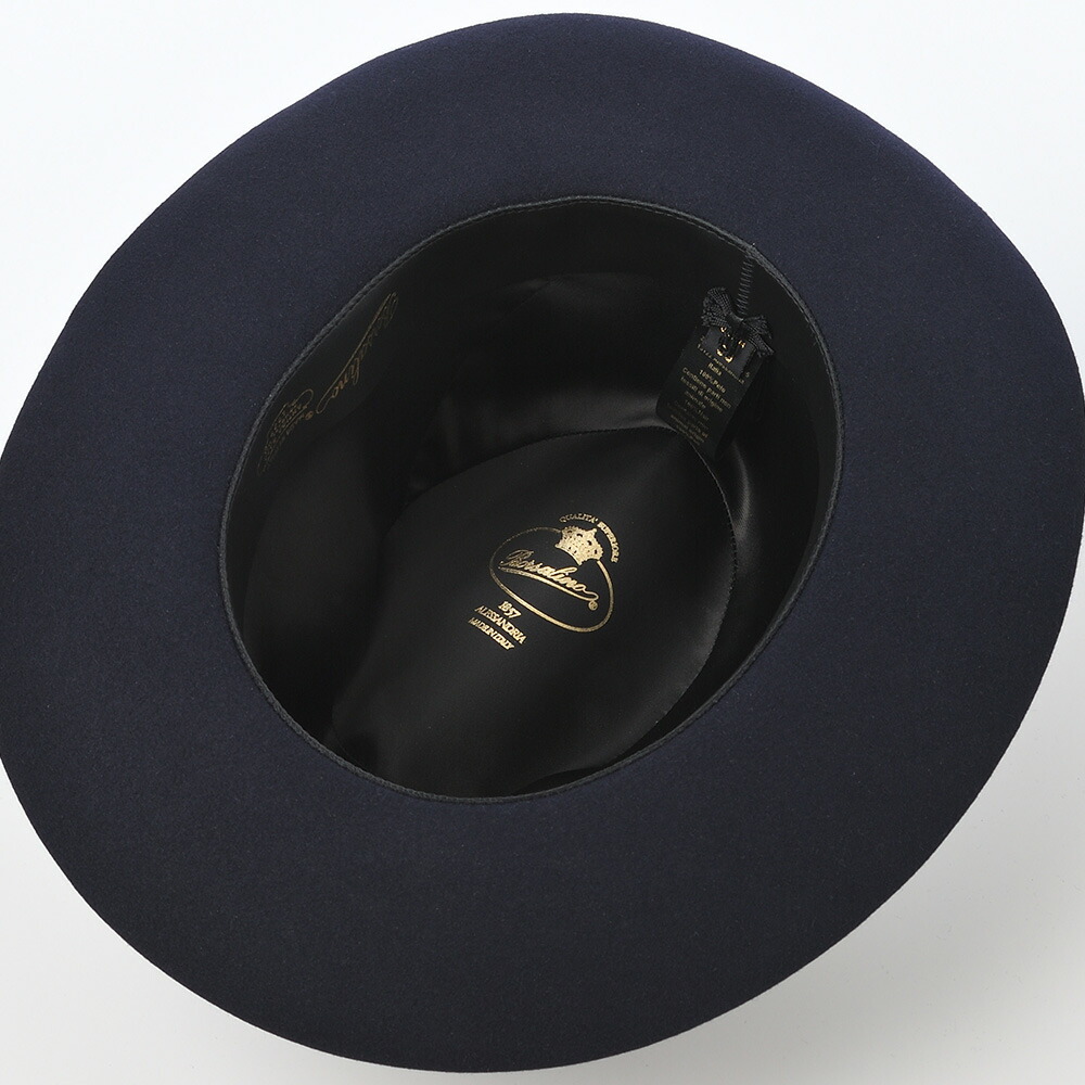 楽天市場】Borsalino ボルサリーノ 中折れハット フェルト帽 つば広 秋