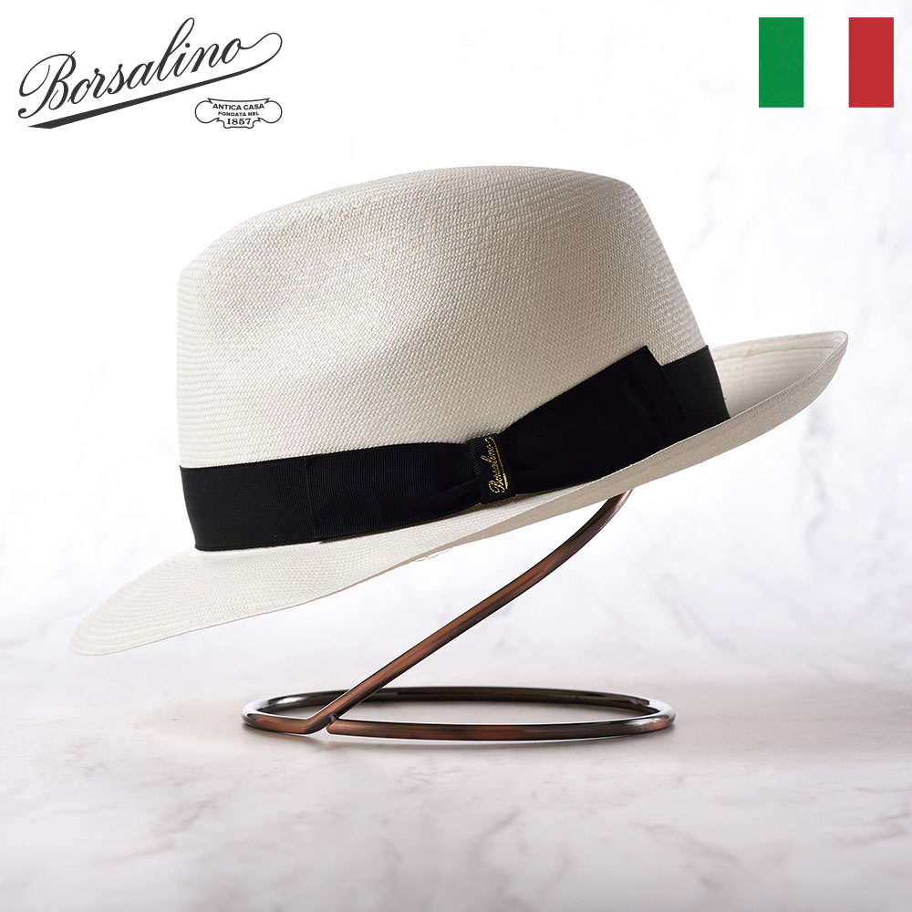 楽天市場】Borsalino ボルサリーノ パナマ帽 パナマハット 中折れ