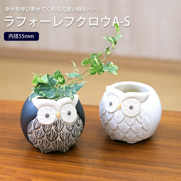 楽天市場】【新商品】CN13 ラフォーレフクロウA-S フクロウ 鉢カバー