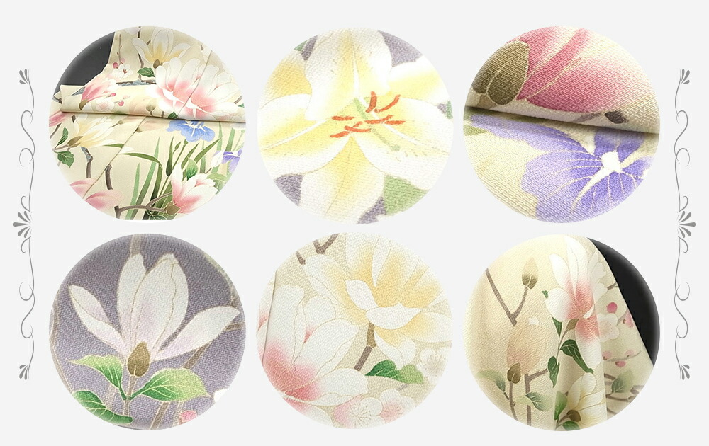 楽天市場】訪問着 入学式 卒業式 正絹 未仕立て 十日町友禅秀美 木蓮に