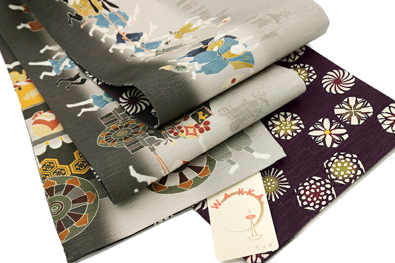 楽天市場】半幅帯 WA・KKA WAKKA ワッカ 「大兎祭」 リバーシブル 正絹