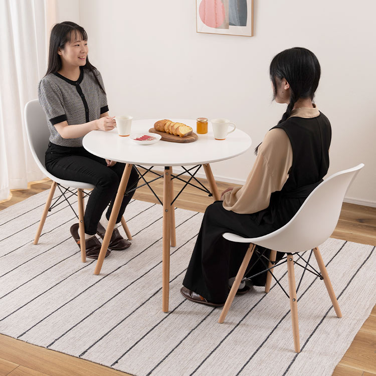 楽天市場】ダイニングテーブル 80cm カフェテーブル ラウンドテーブル