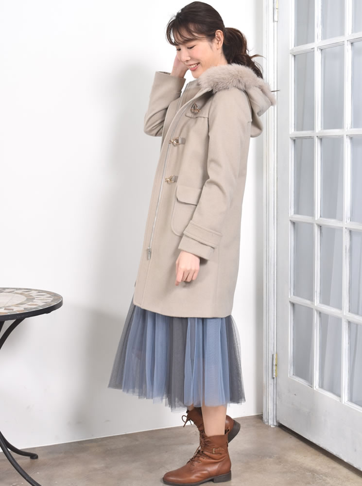 楽天市場】【 30％OFFクーポン】ダッフル コート カシミヤ コート