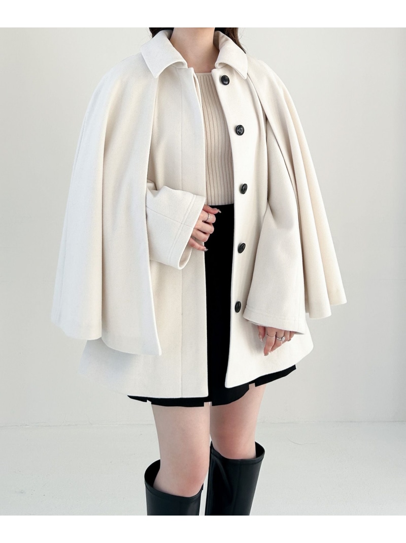 楽天市場】【SALE／40%OFF】マルチWAYケープミドルコート Heather