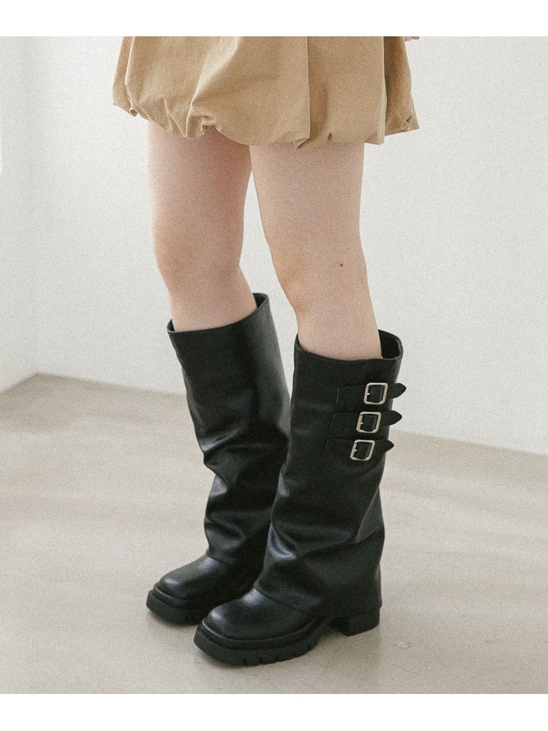 楽天市場】【SALE／55%OFF】ベルト付きカバーロングブーツ Heather