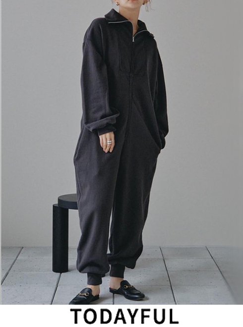 楽天市場】【即日出荷】TODAYFUL トゥデイフル Sweat Zip Combinaison