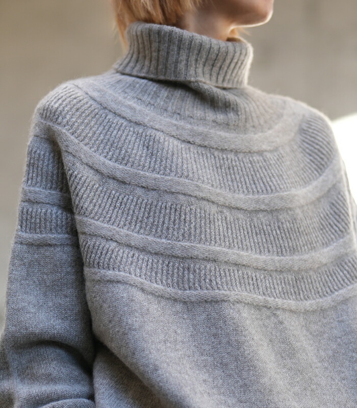 楽天市場】FACTORY ヤク100％レース柄オフタートルセーター レディース