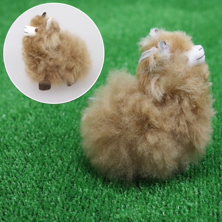 楽天市場】ベビーアルパカ ファー チャーム キーホルダー ぬいぐるみ