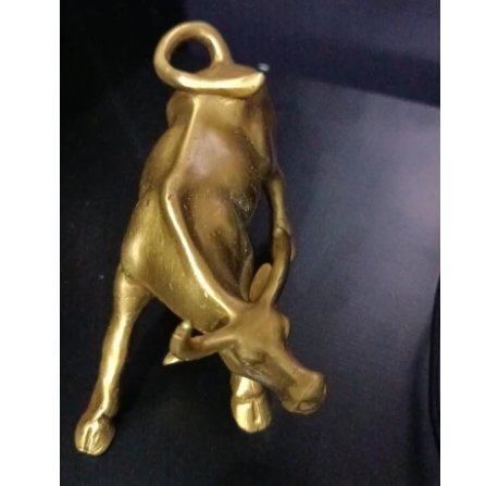 楽天市場】牛 オブジェ 真鍮 銅 置物 インテリア 彫刻 うし 動物 闘牛