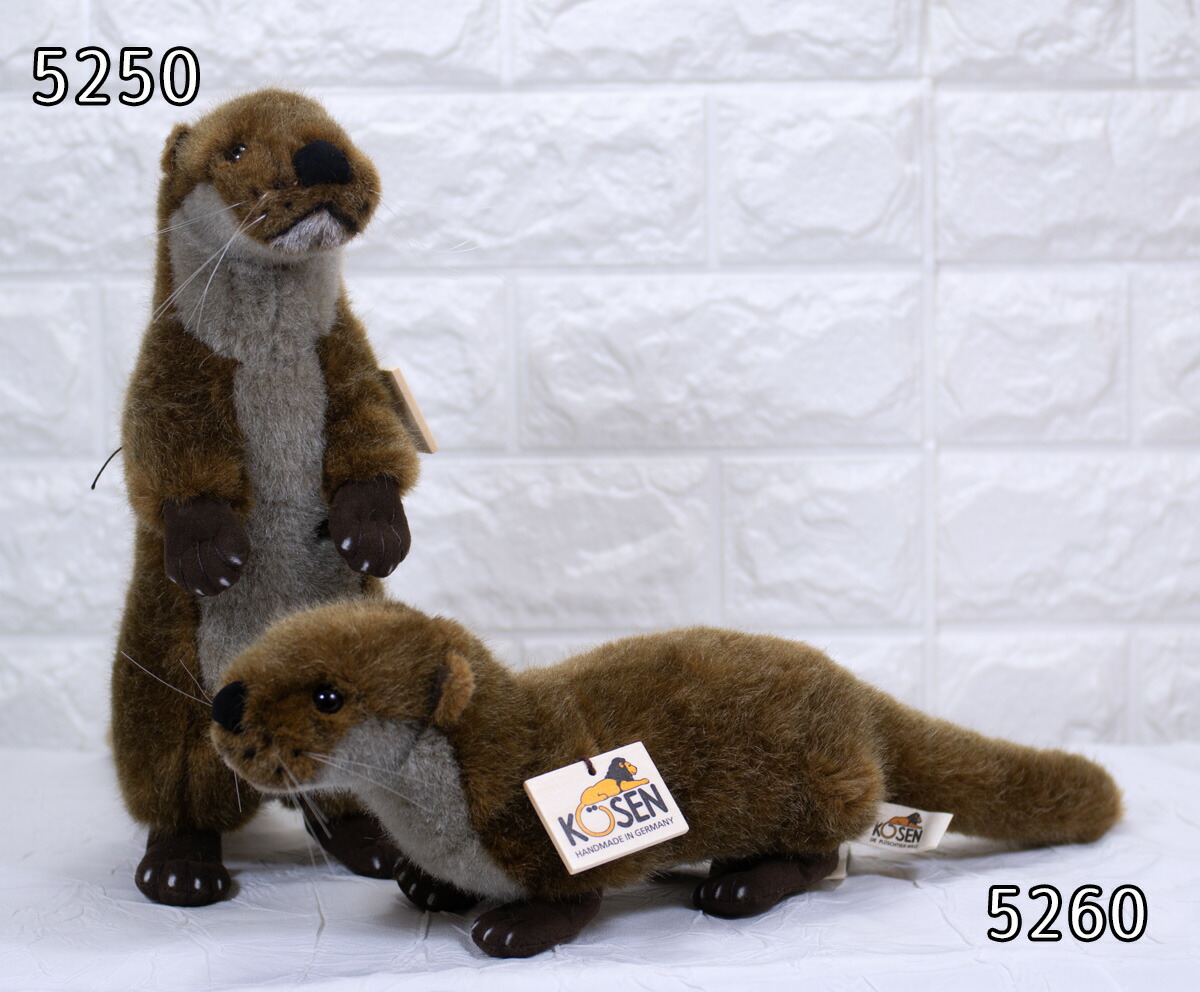 楽天市場】ケーセン ぬいぐるみ Kosen 小さなカワウソ「ロッティ