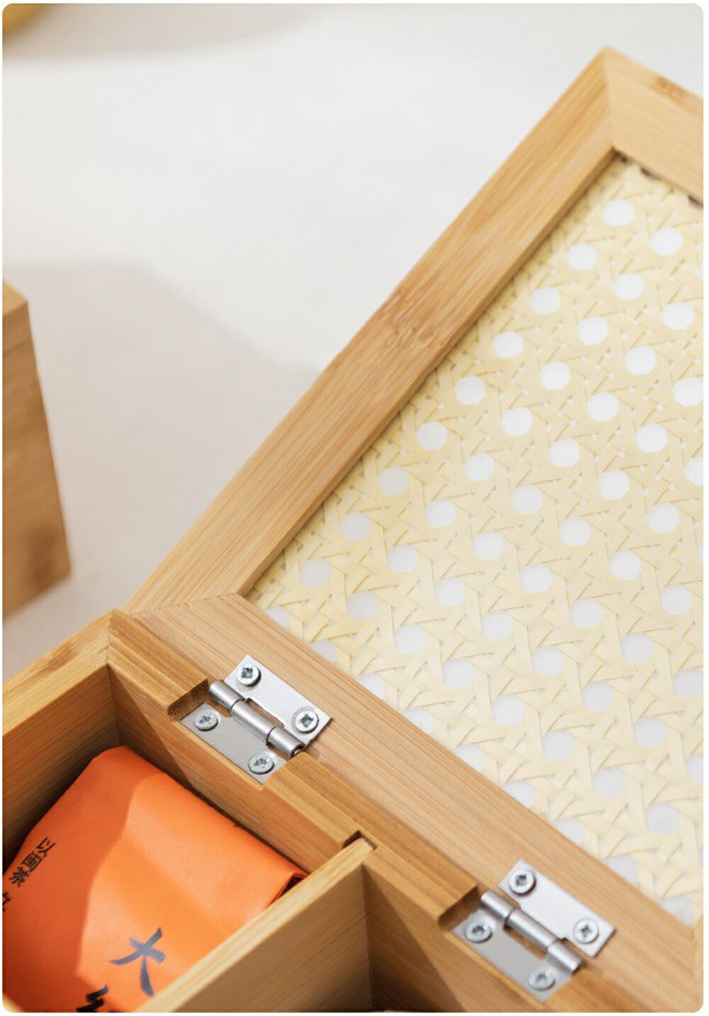 楽天市場】竹&藤 天然素材 収納ボックス 仕分け 収納ケース 蓋付き