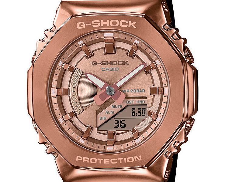 楽天市場】カシオ Gショック メタルカバード ミッドサイズ ピンク