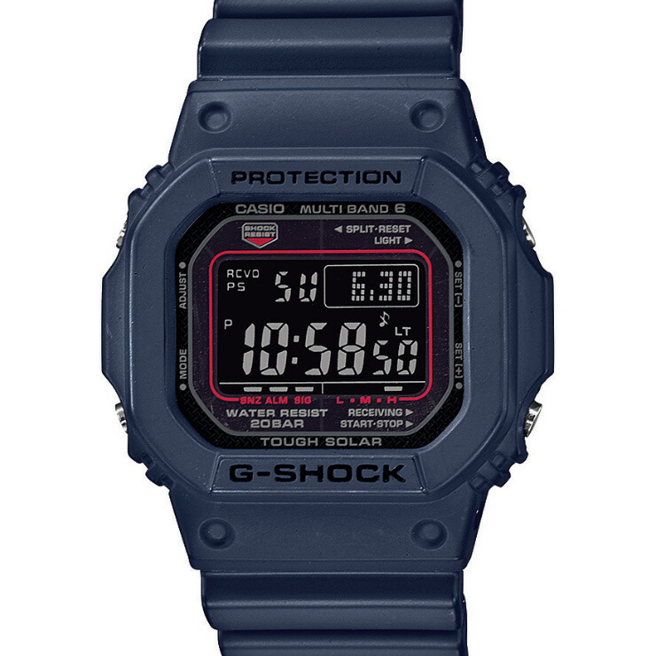 楽天市場】G-SHOCK Gショック 電波 ソーラー GW-M5610U-2JF ネイビー