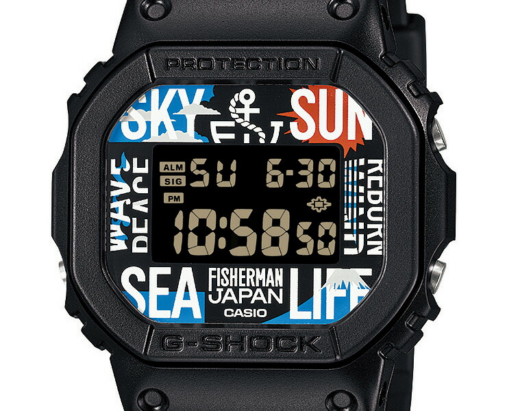 楽天市場】G-SHOCK Gショック Reborn Art Festival × FISHERMAN JAPAN