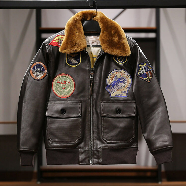 楽天市場】秋冬 上品 G1フライトジャケット メンズ ミリタリー