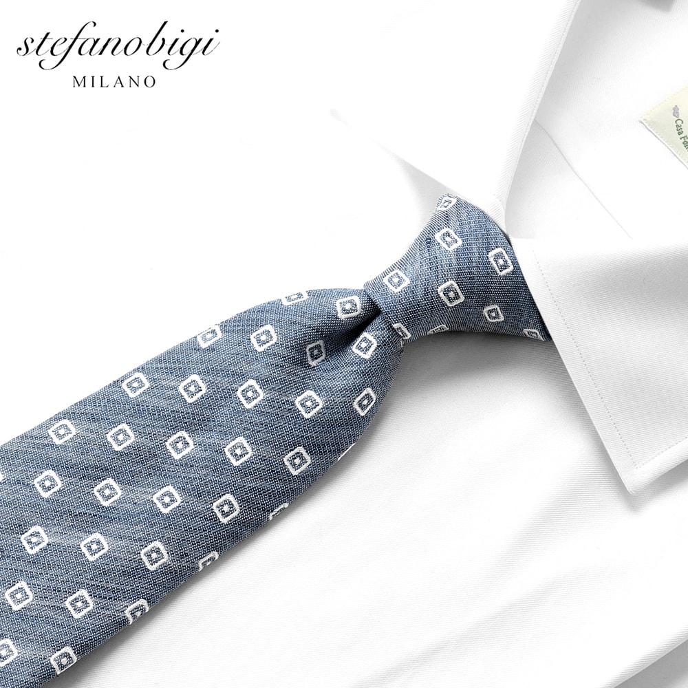 未使用　ステファノビジ　ソリッドタイ　イタリア製 STEFANO BIGI＜ステファノ ビジ＞ ソリッドタイ（2262538）｜STEFANO