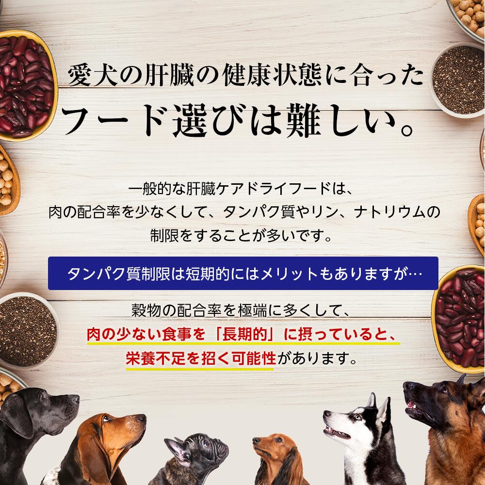 楽天市場】【肝臓】和漢みらいのドッグフード 特別療法食（1kg×1袋）＋