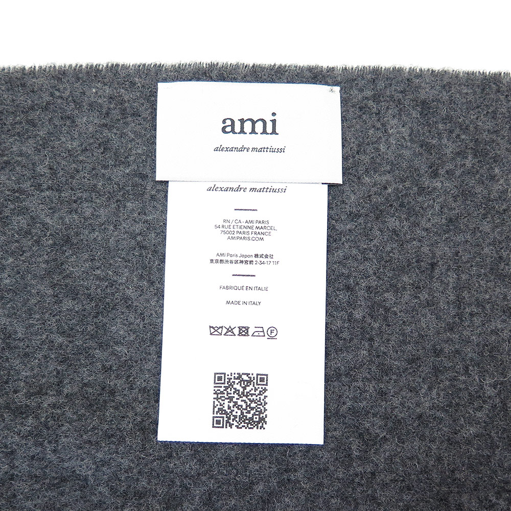 楽天市場】アミ パリス マフラー フリンジ スカーフ クラシック