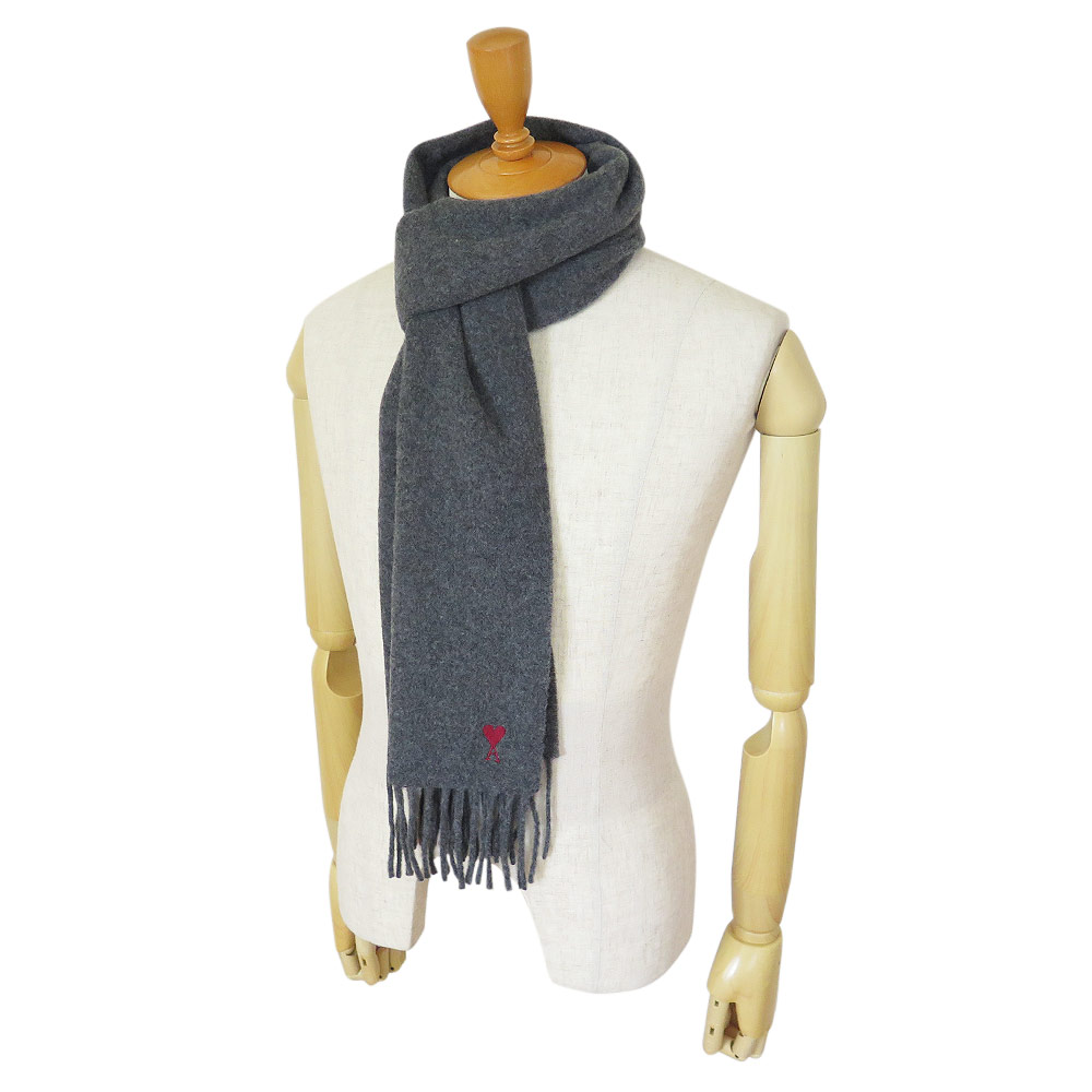 楽天市場】アミ パリス マフラー フリンジ スカーフ クラシック