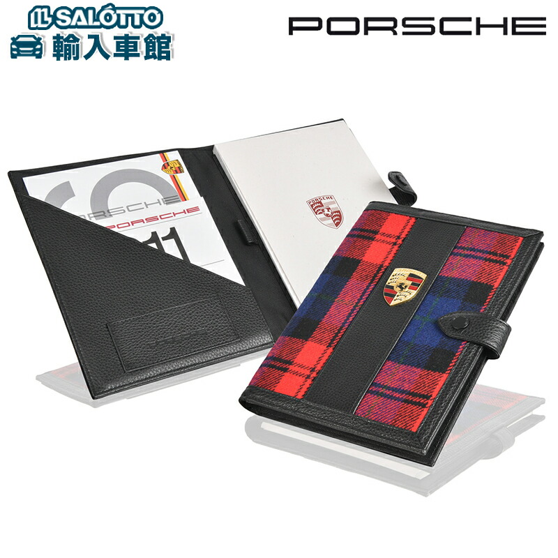 楽天市場】【 ポルシェ 純正 】 車検証 ケース 手帳 ホルダー タータン