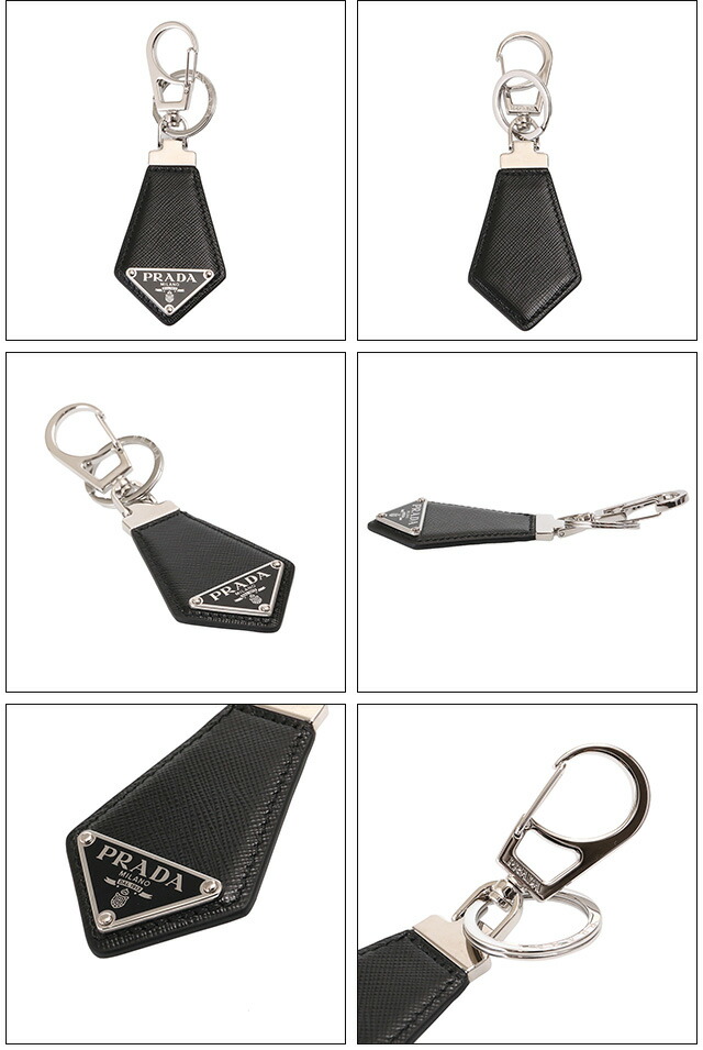 楽天市場】【P5倍】プラダ／PRADA サフィアーノレザー キーリング
