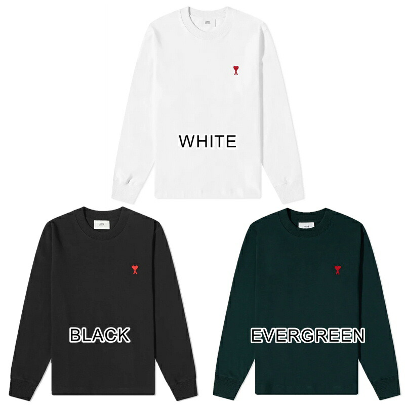 楽天市場】AMI Paris アミ パリス 長袖 ロンT AMI DE COEUR LONG